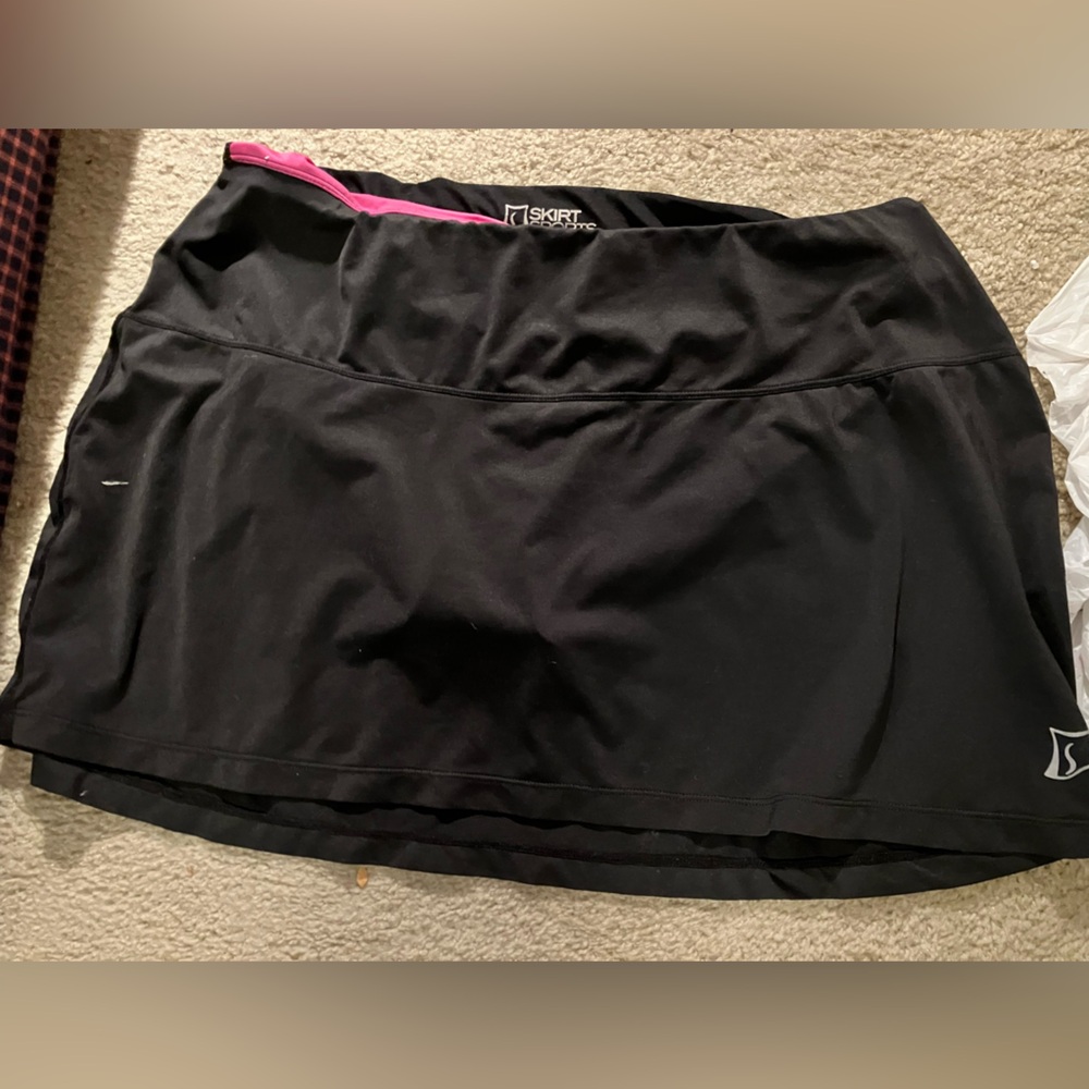 Black Athletic Skirt by Skirt Sports